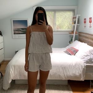 Born Free and Wild Stripped shorts and tank set